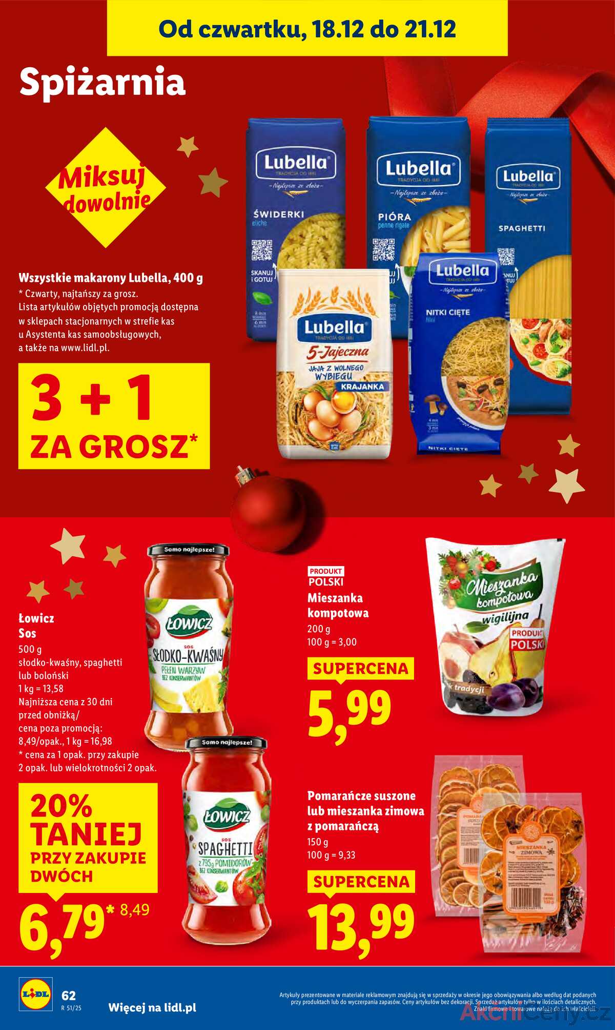 Leták Lidl Polsko 18.12.-21.12.2025 strana 64