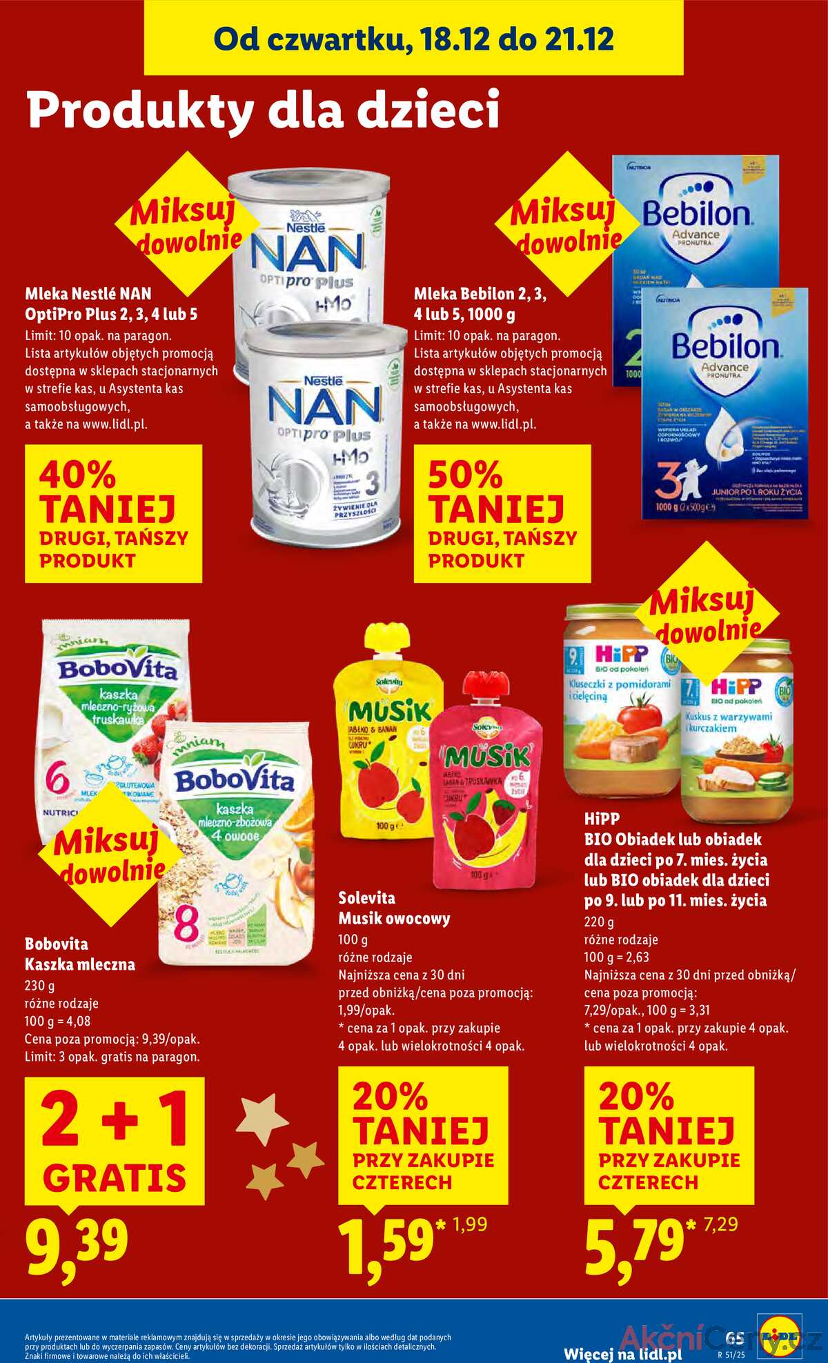 Leták Lidl Polsko 18.12.-21.12.2025 strana 67