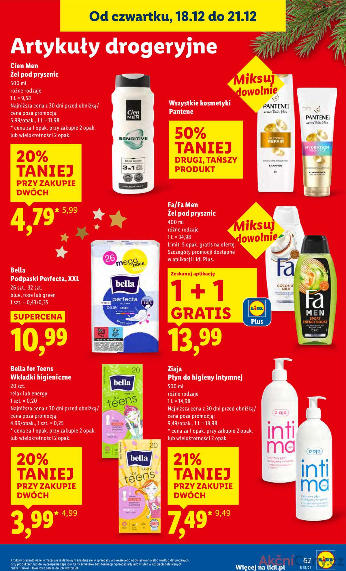 Leták Lidl Polsko 18.12.-21.12.2025 strana 69