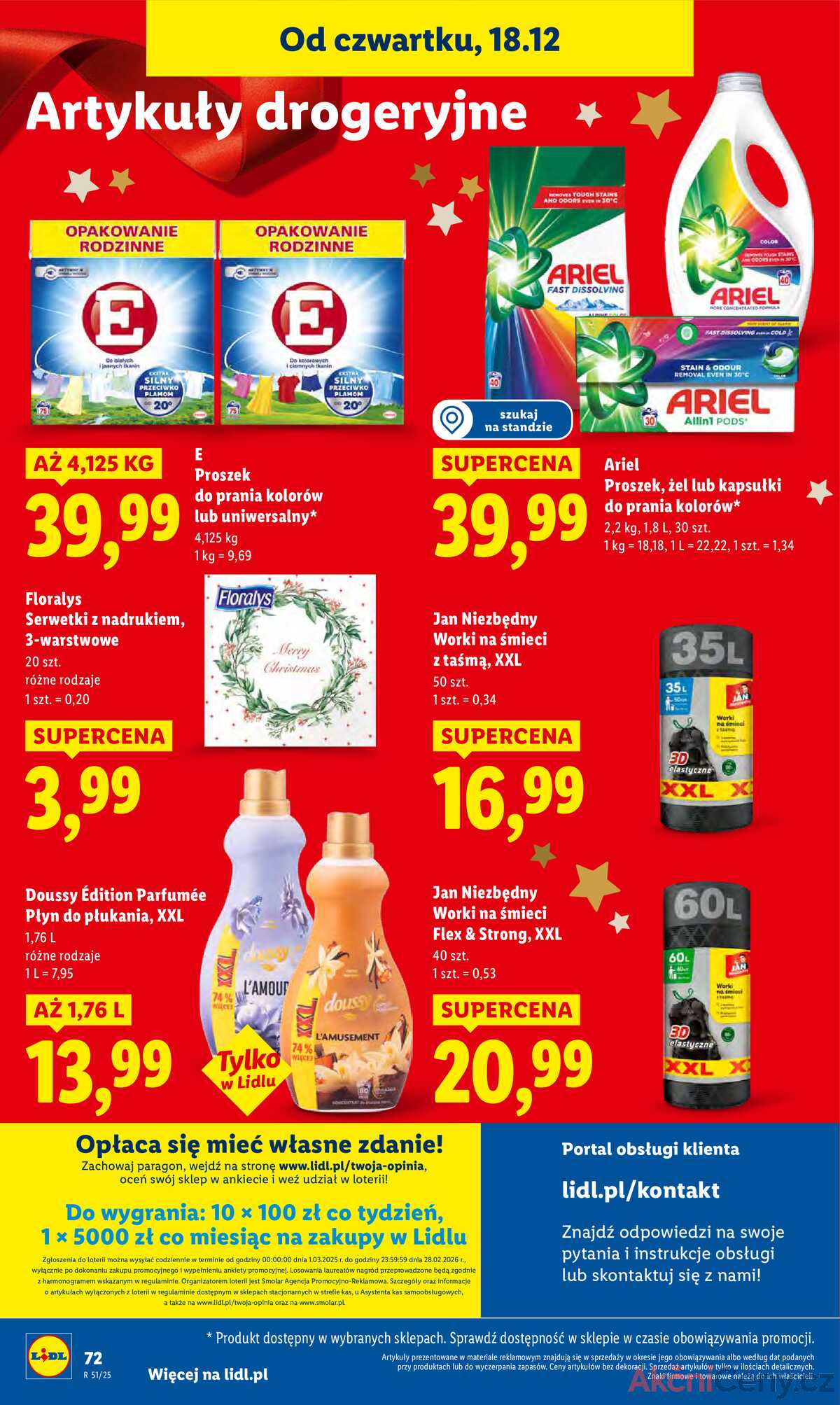 Leták Lidl Polsko 18.12.-21.12.2025 strana 72