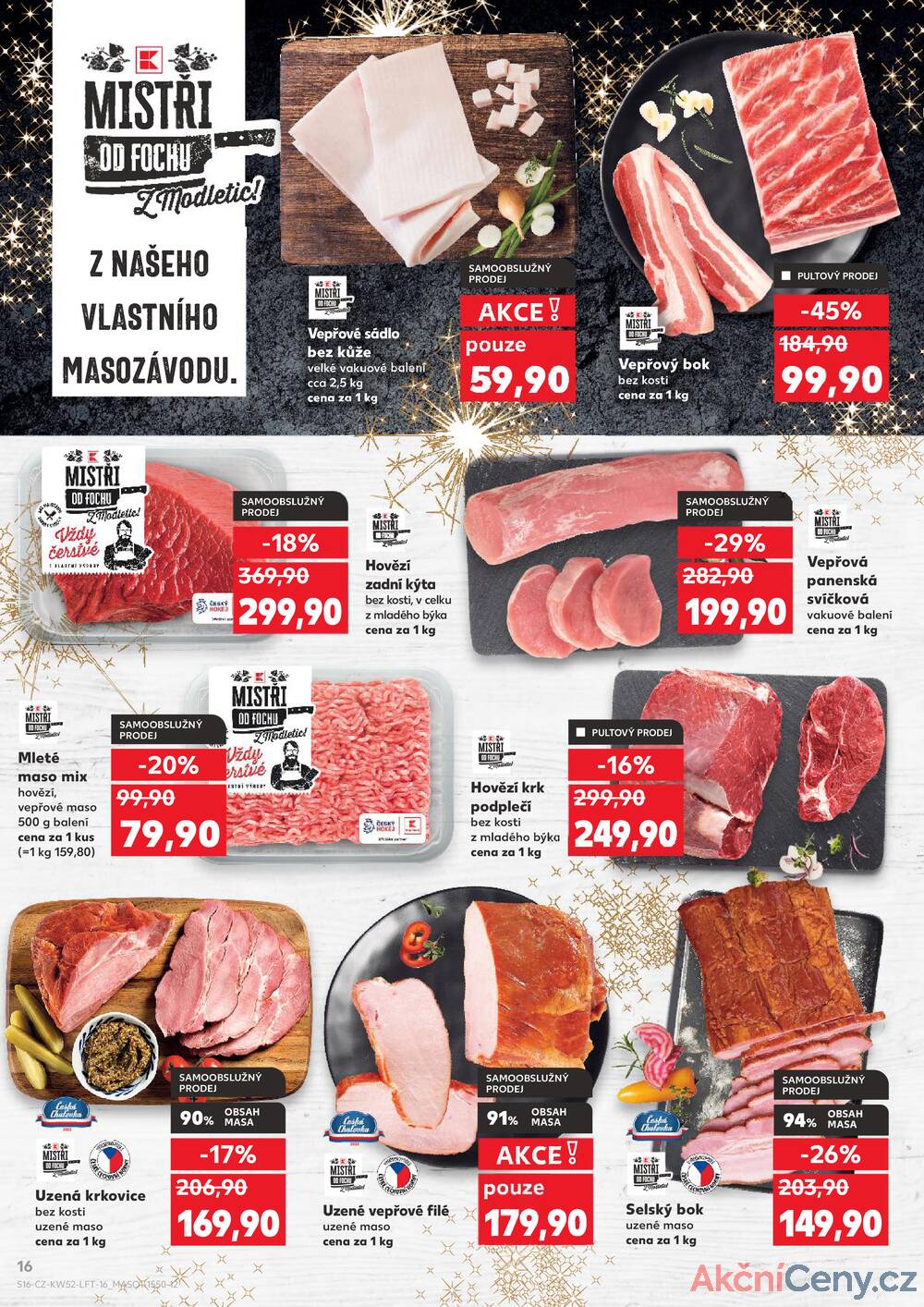 Leták Kaufland - Kaufland 27.12. - 31.12. - Kaufland - Čáslav - strana 16