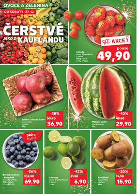 Kaufland 27.12. - 31.12. - Kaufland - Chomutov - Otvice