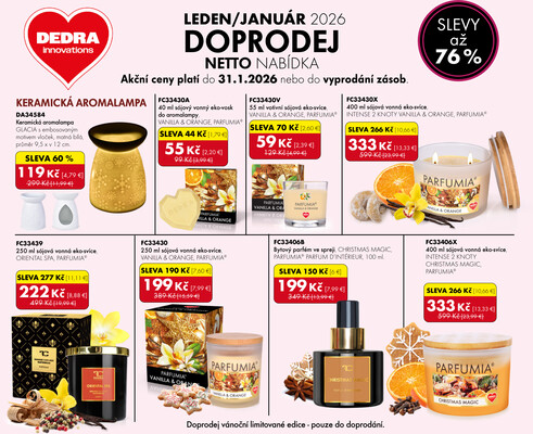 Dedra Doprodej do 31.1.2026