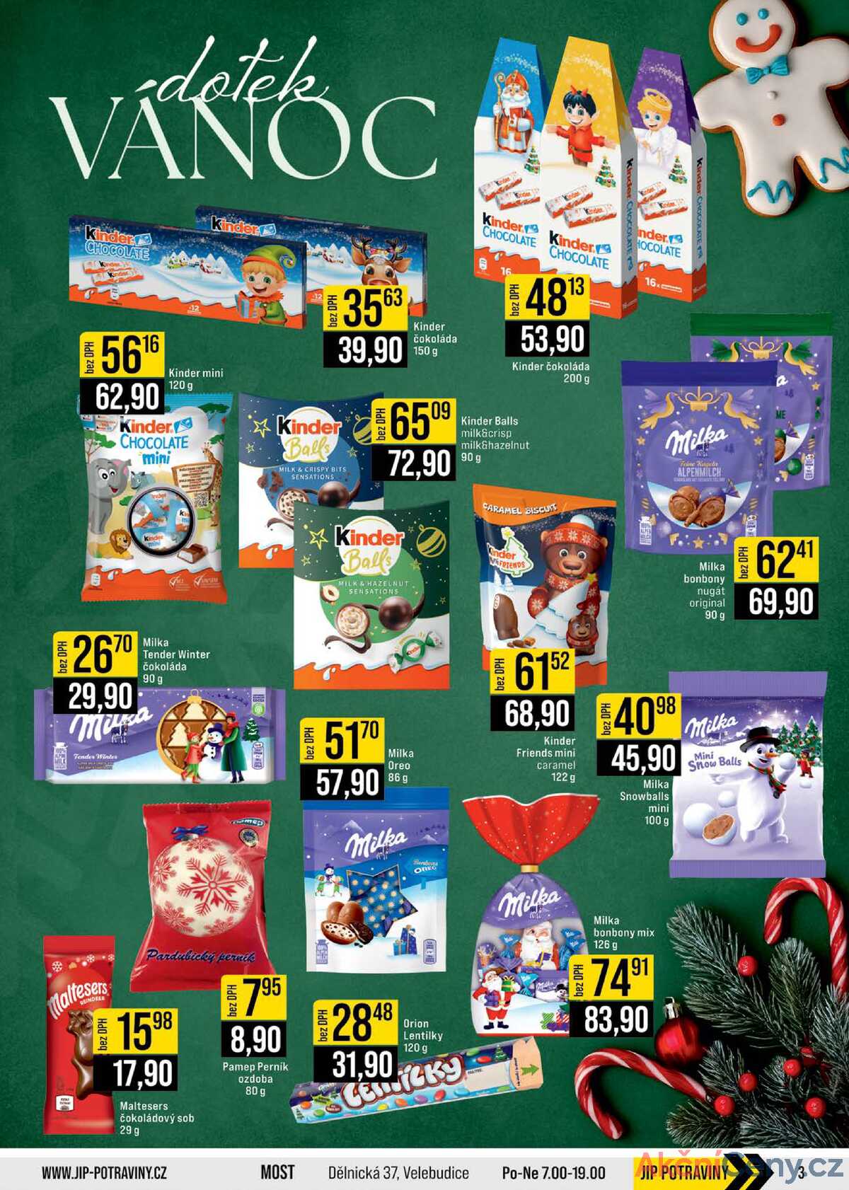 JIP Cash & Carry Brno, Praha, Ostrava, Jilemnice, Pardubice, Ostrava, Karlovy Vary, Olomouc a Zlín od 17.12. do 23.12.2025 strana 3