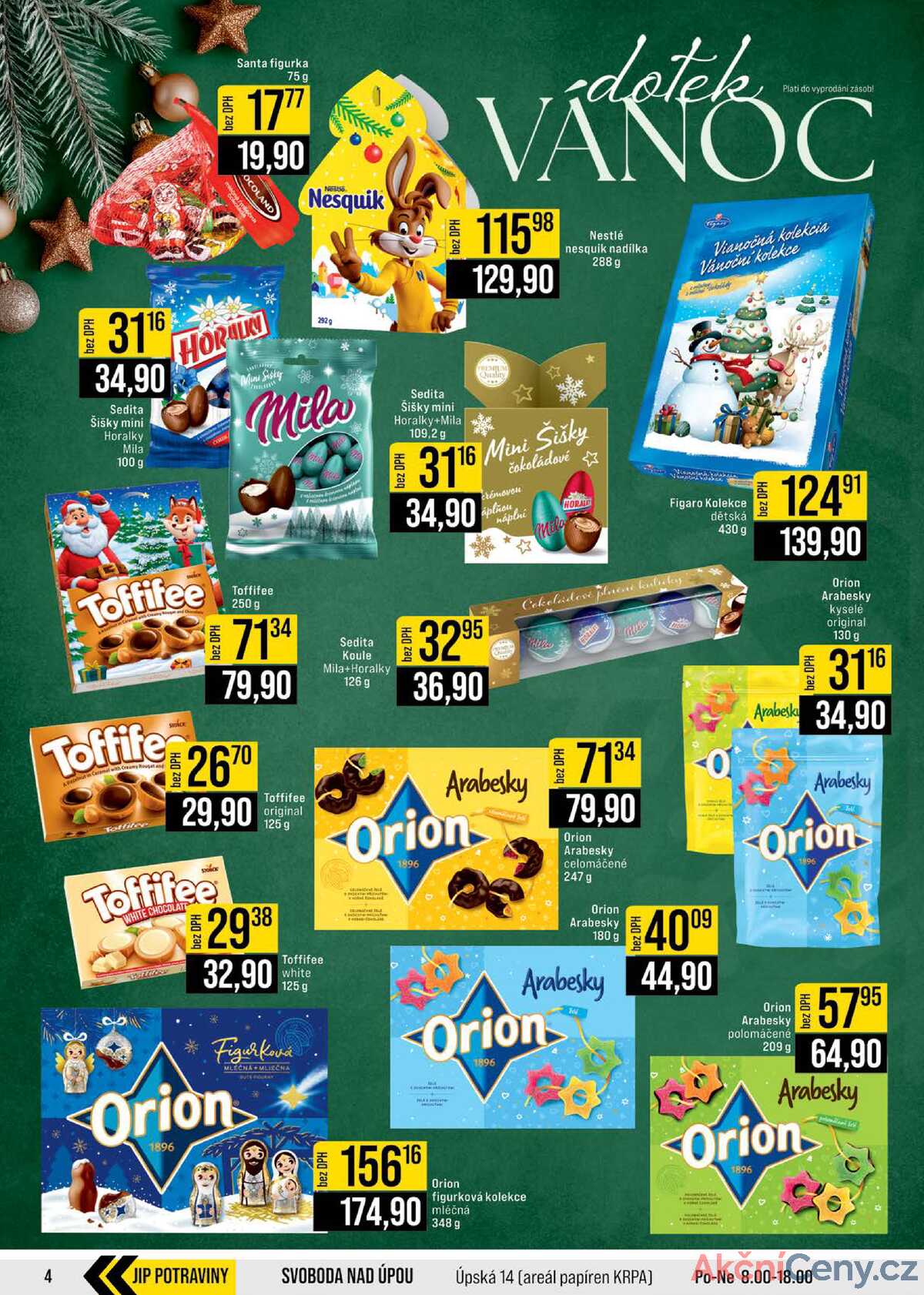 JIP Cash & Carry České Budějovice, Most, Náchod, Polička, Sušice a Svoboda nad Úpou od 17.12. do 23.12.2025 strana 4