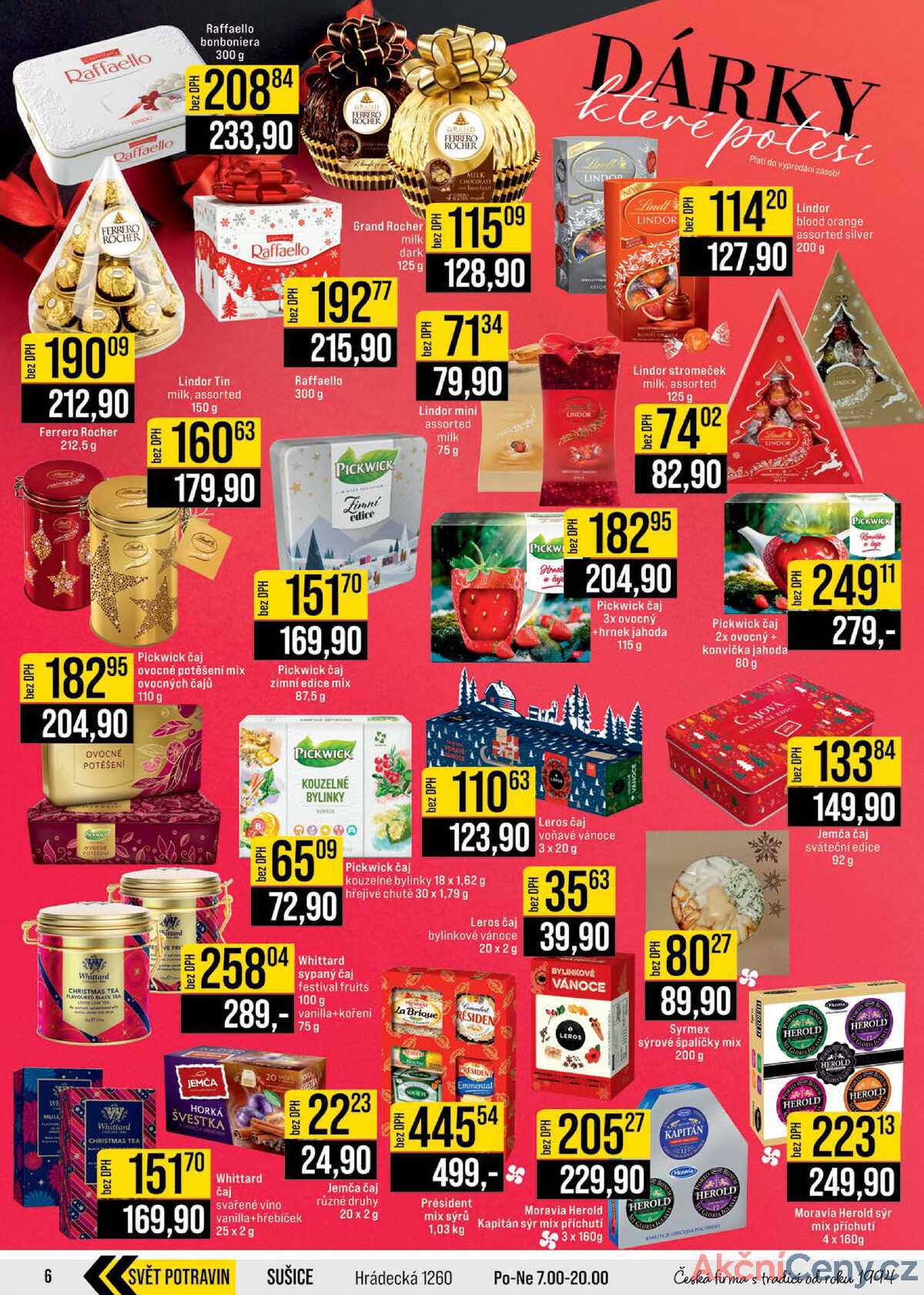 JIP Cash & Carry České Budějovice, Most, Náchod, Polička, Sušice a Svoboda nad Úpou od 17.12. do 23.12.2025 strana 6