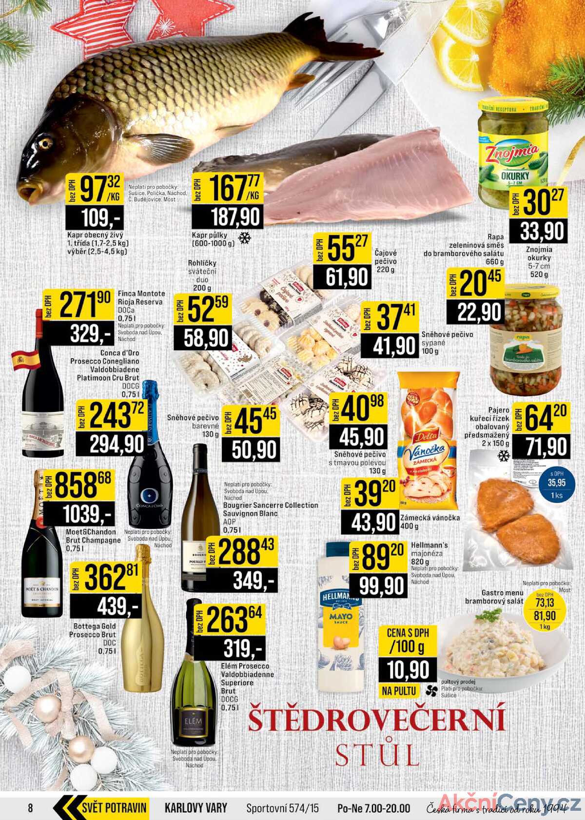 JIP Cash & Carry České Budějovice, Most, Náchod, Polička, Sušice a Svoboda nad Úpou od 17.12. do 23.12.2025 strana 8