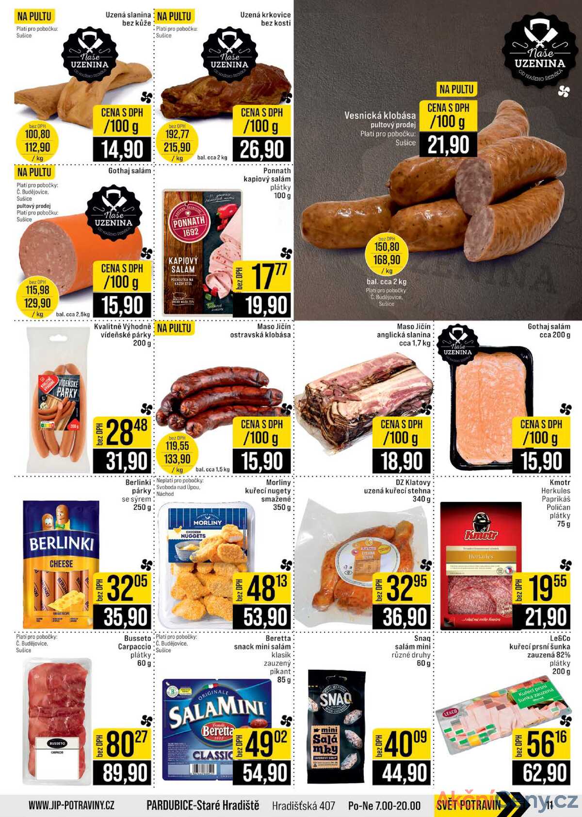 JIP Cash & Carry České Budějovice, Most, Náchod, Polička, Sušice a Svoboda nad Úpou od 17.12. do 23.12.2025 strana 11