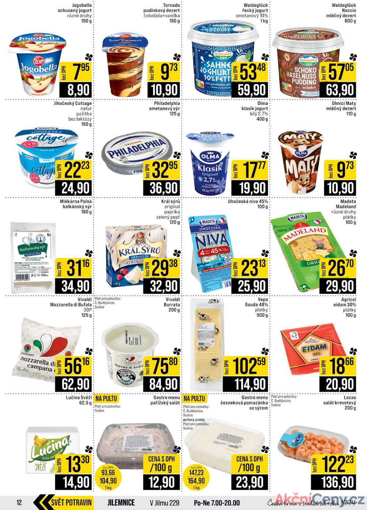 JIP Cash & Carry České Budějovice, Most, Náchod, Polička, Sušice a Svoboda nad Úpou od 17.12. do 23.12.2025 strana 12