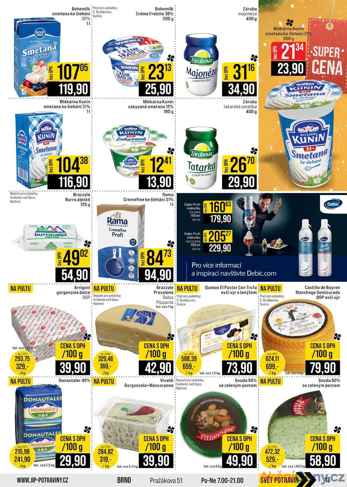 JIP Cash & Carry České Budějovice, Most, Náchod, Polička, Sušice a Svoboda nad Úpou od 17.12. do 23.12.2025 strana 13