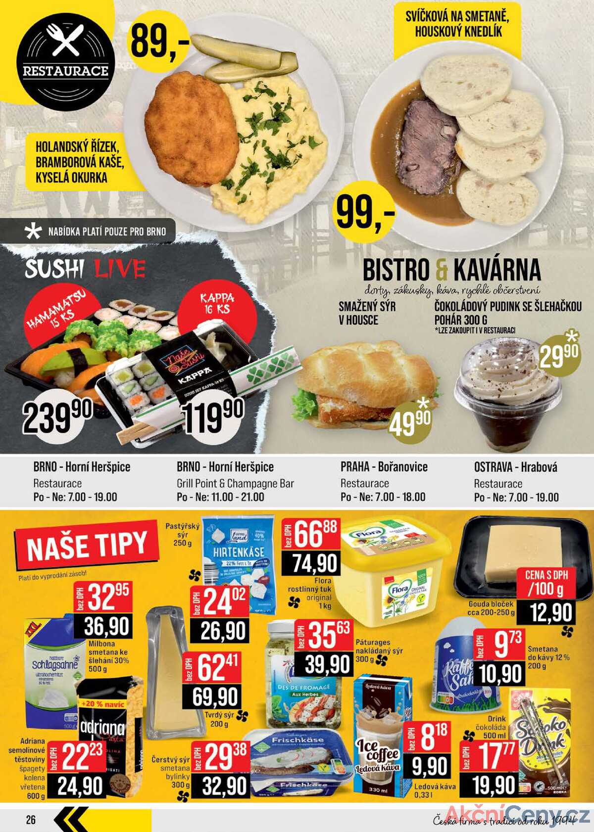 JIP Cash & Carry České Budějovice, Most, Náchod, Polička, Sušice a Svoboda nad Úpou od 17.12. do 23.12.2025 strana 26