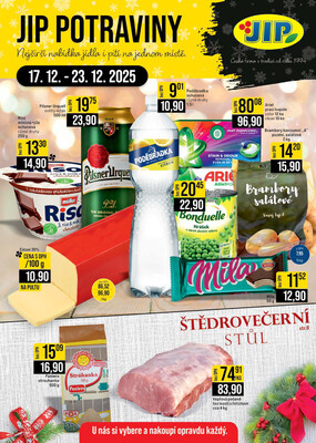 JIP Cash &amp;amp; Carry České Budějovice, Most, Náchod, Polička, Sušice a Svoboda nad Úpou od 17.12. do 23.12.2025