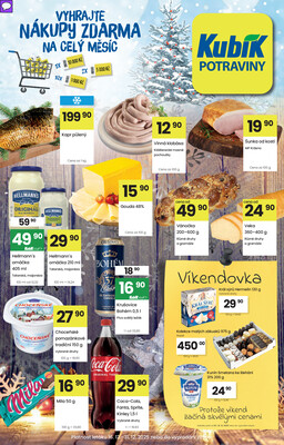 Kubík potraviny letáky