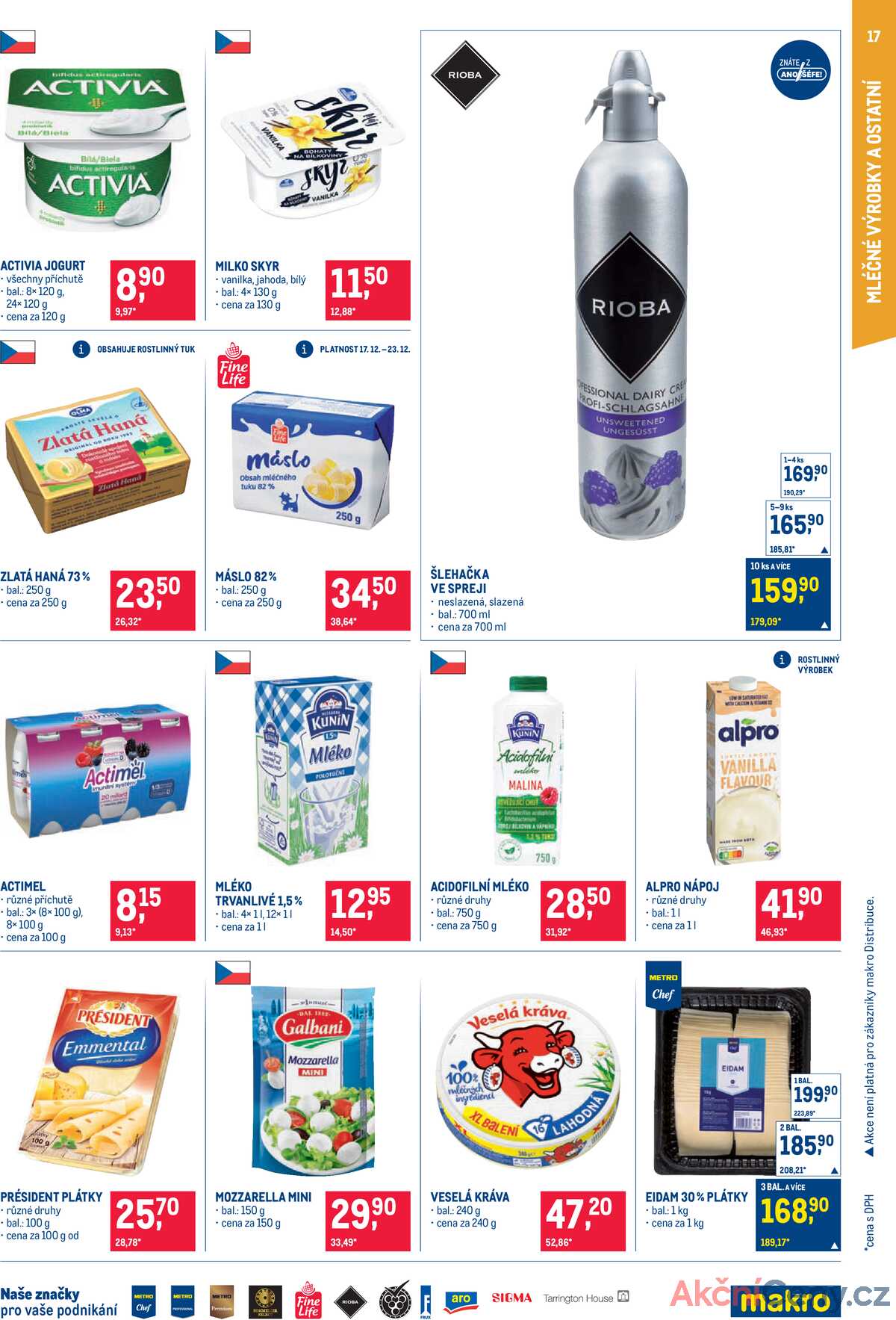 Makro Pro milovníky jídla do 31.12. strana 17