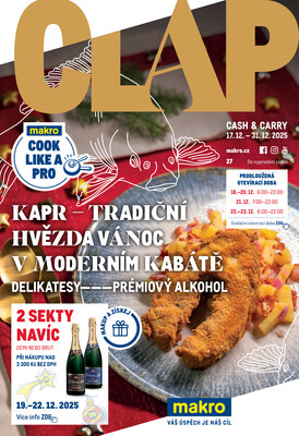 Makro Pro milovníky jídla do 31.12.