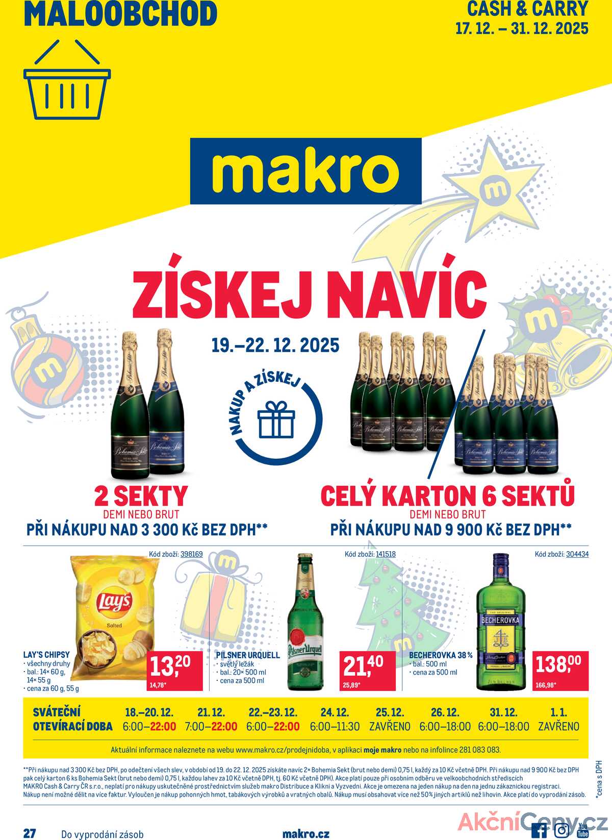 MAKRO Maloobchod od 17.12. do 31.12.2025 strana 1
