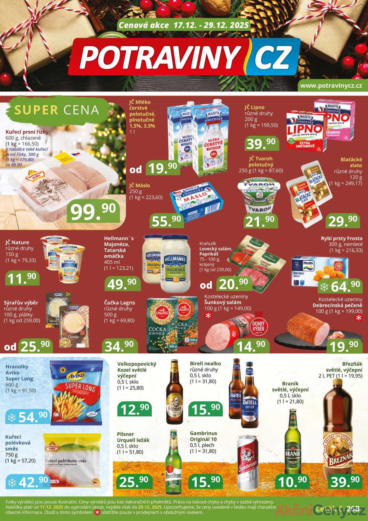 Potraviny CZ do 29.12. strana 1