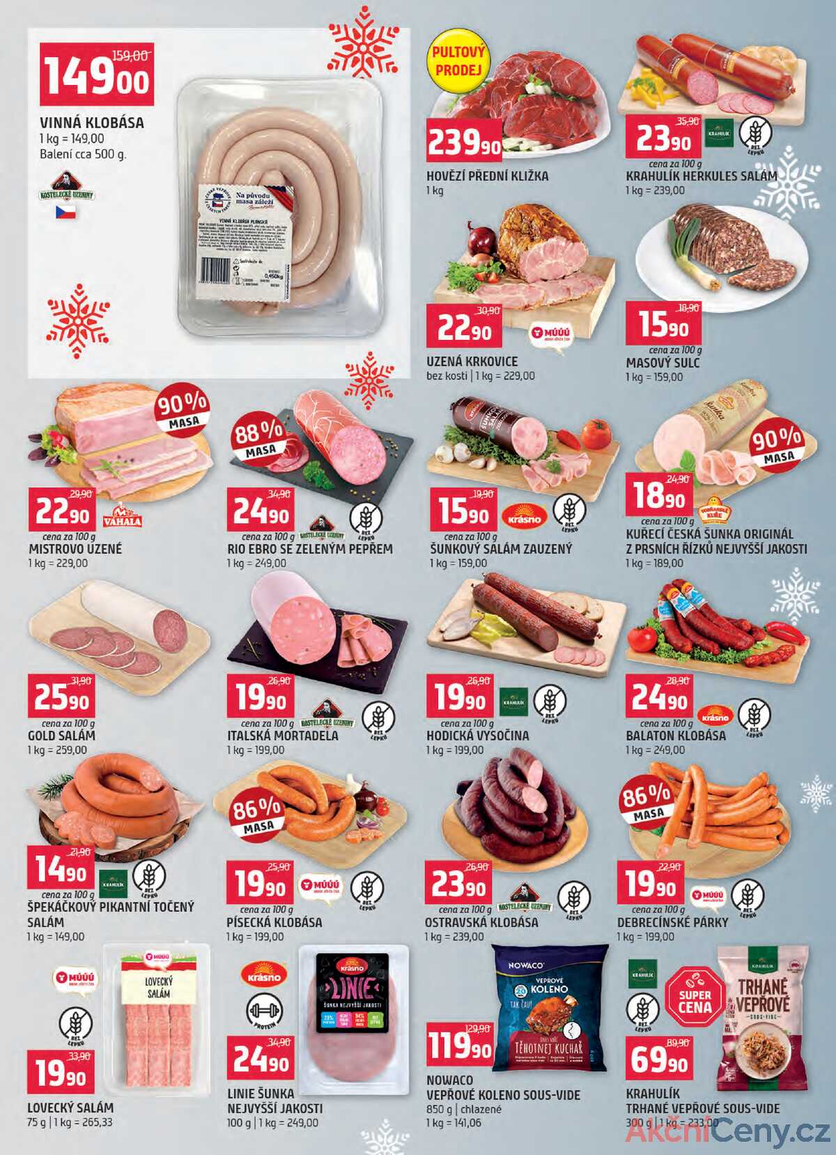 Terno České Budějovice, Olomouc, Hradec Králové, Třeboň, Trhové sviny, Bechyně, Týn nad Vltavou od 22.12. do 31.12.2025 strana 2