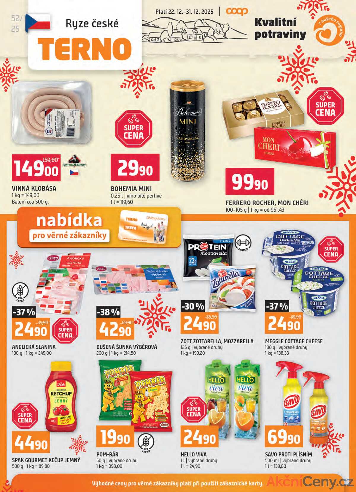 Terno Zlín, Strakonice, Blatná, Tábor, Český Krumlov, Prachatice 22.12. - 31.12. strana 23