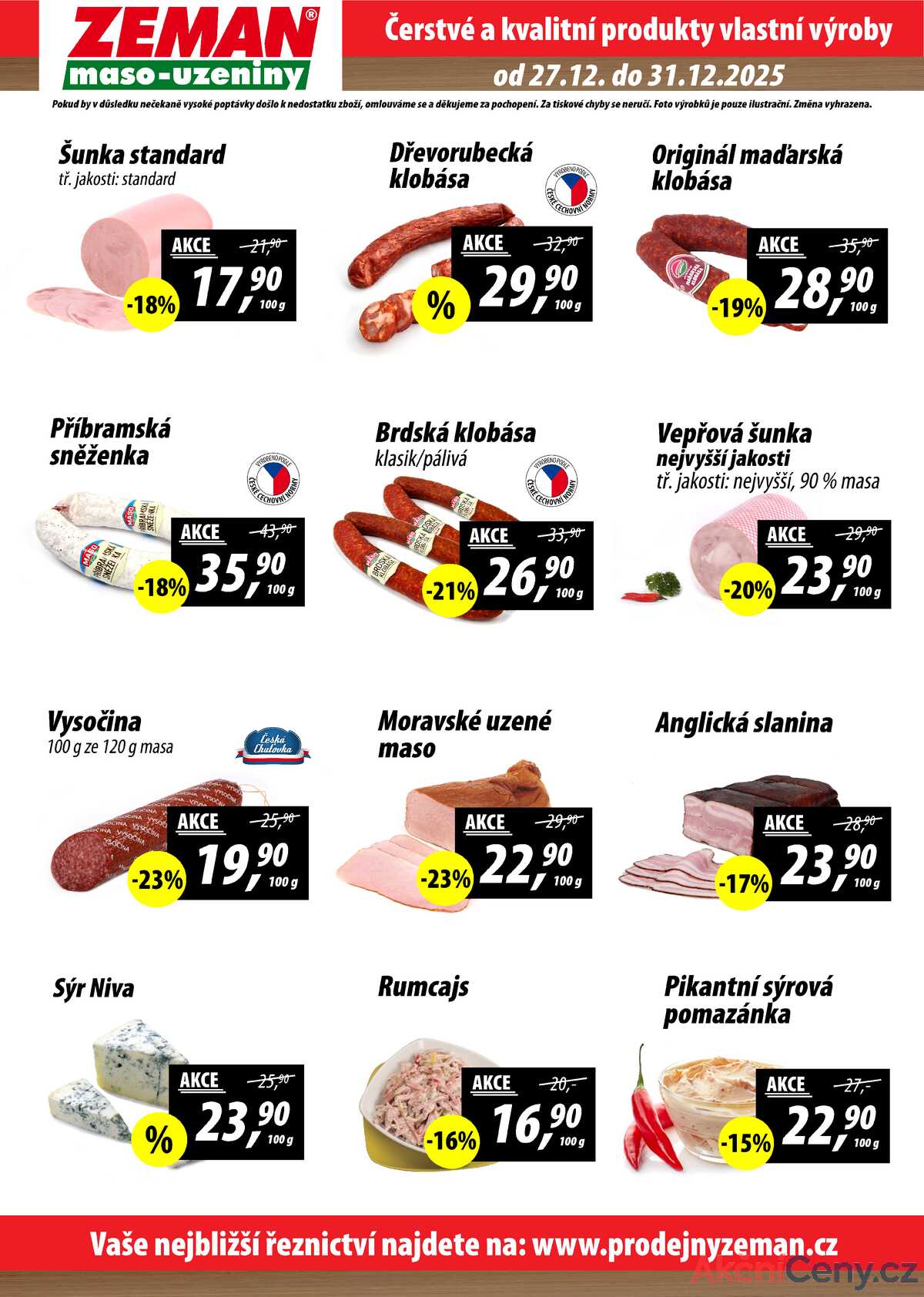 ZEMAN maso-uzeniny od 27.12. do 31.12.2025 strana 2