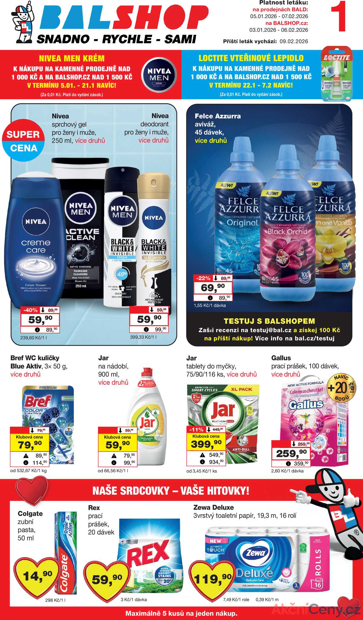 Barvy a laky drogerie od 3.1. do 6.2.2026 strana 1