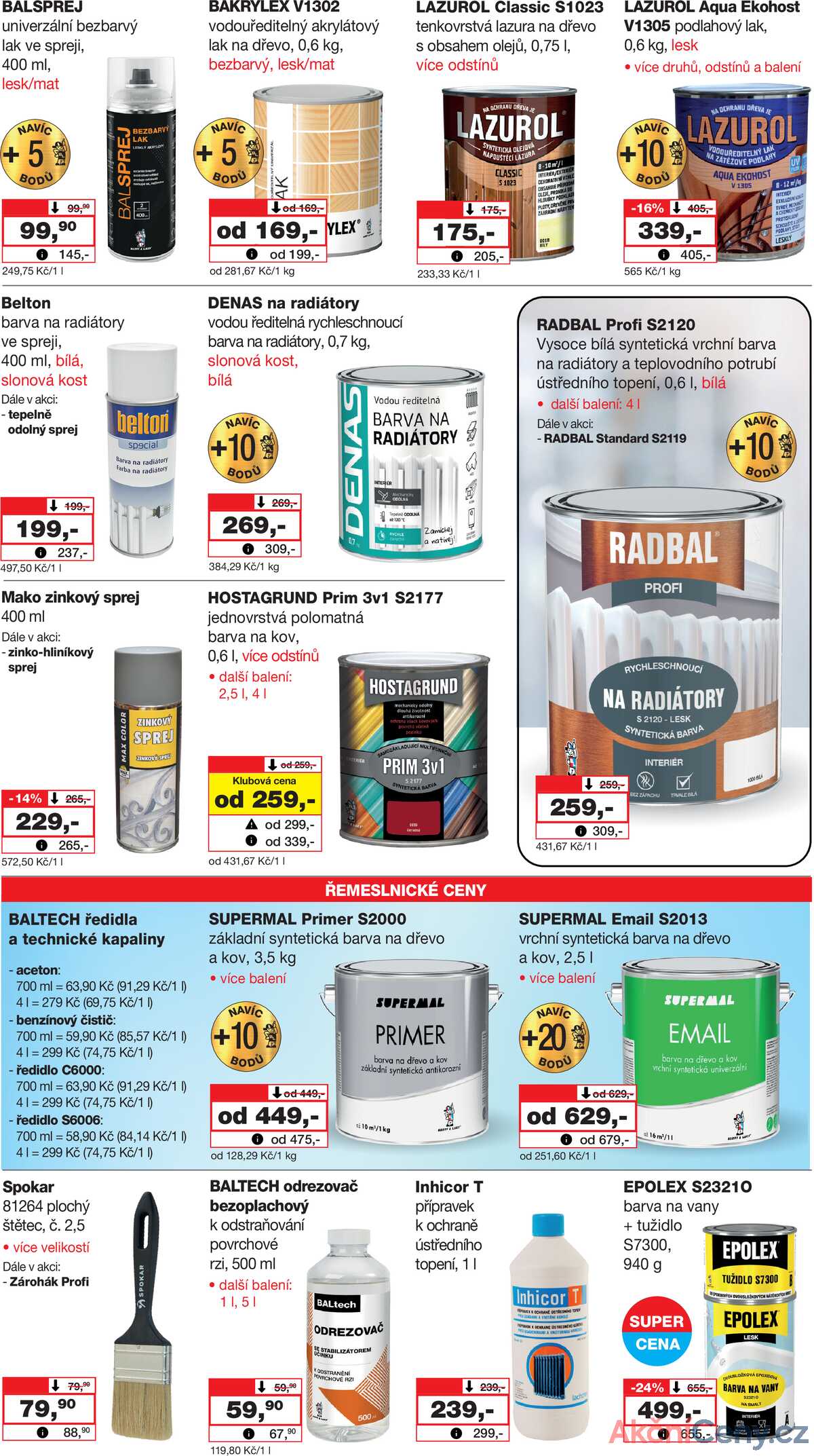 Barvy a laky drogerie od 3.1. do 6.2.2026 strana 6