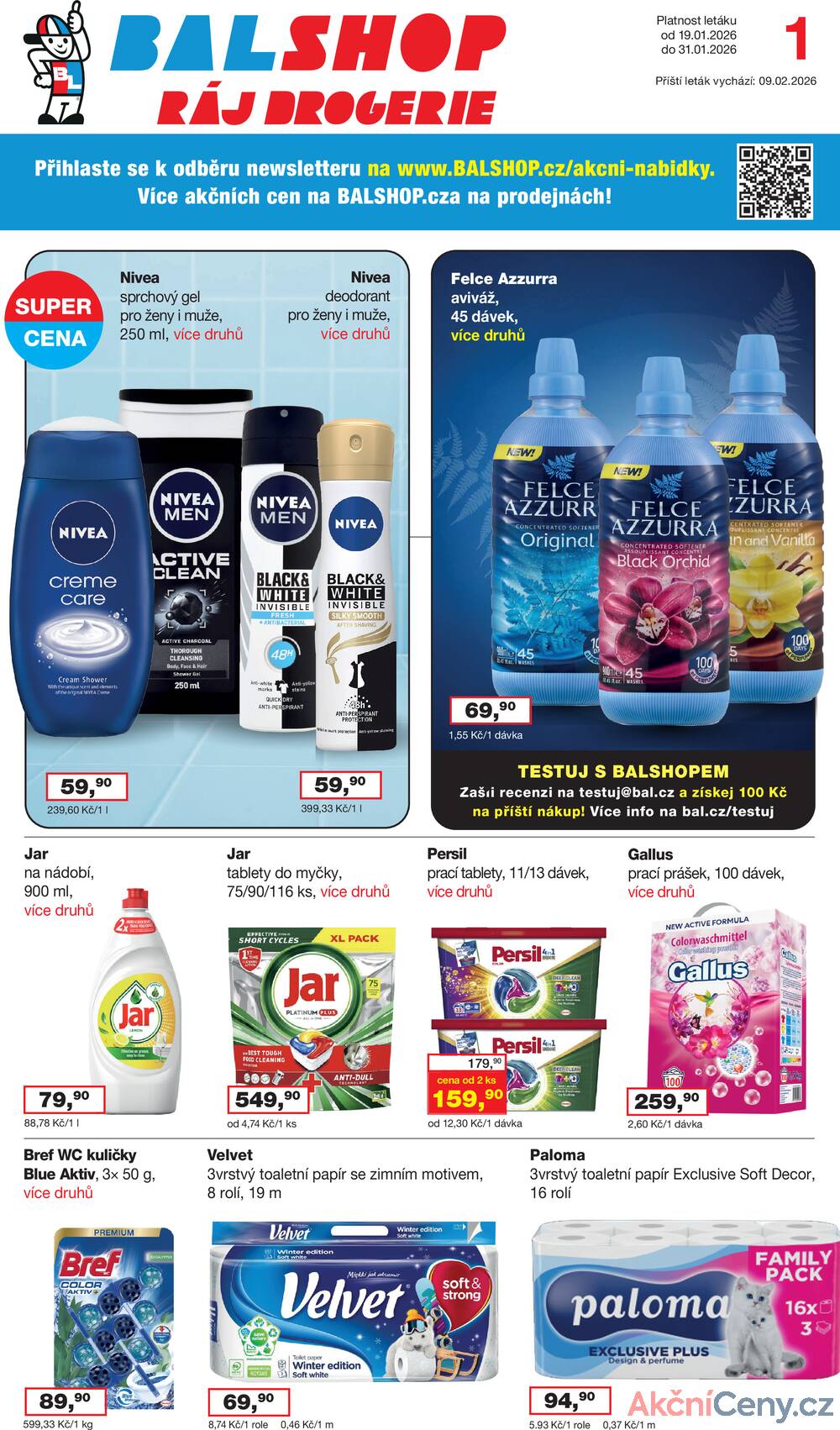 Ráj drogerie od 19.1. do 31.1.2026