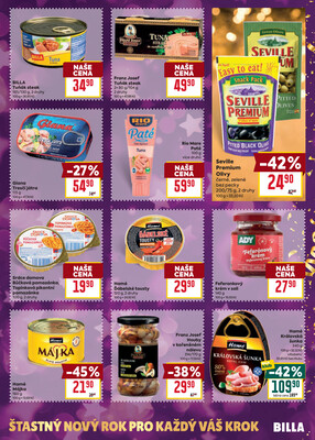 Billa  od 27.12. do 31.12.2025