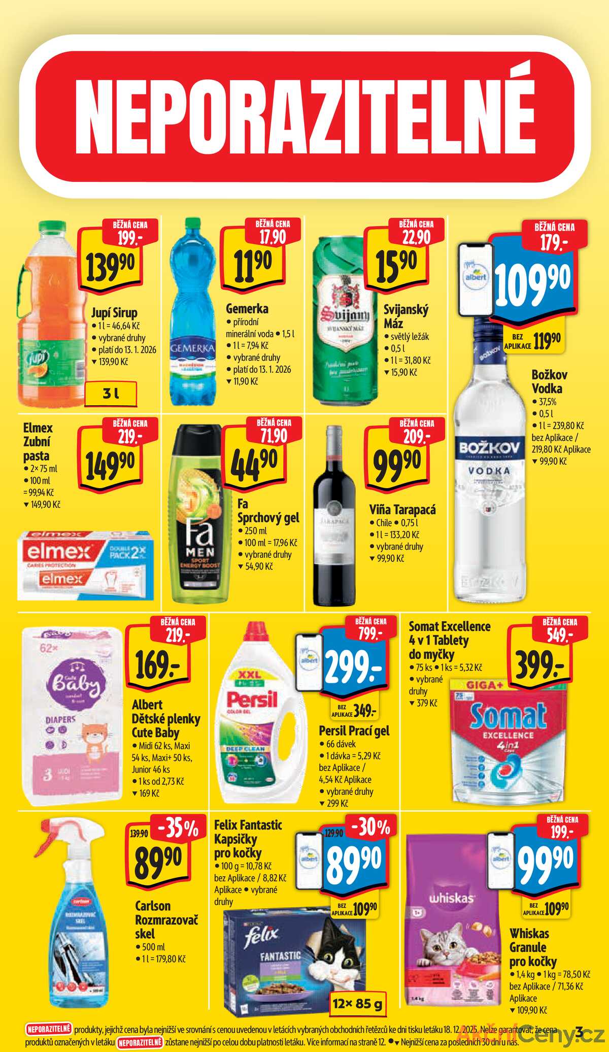 Albert Supermarket od 2.1. do 6.1.2026 strana 3