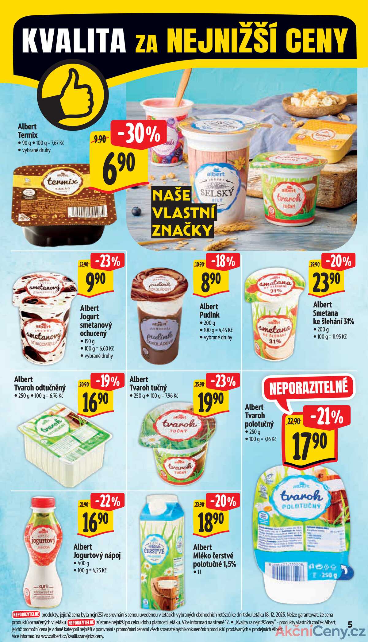 Albert Supermarket od 2.1. do 6.1.2026 strana 5