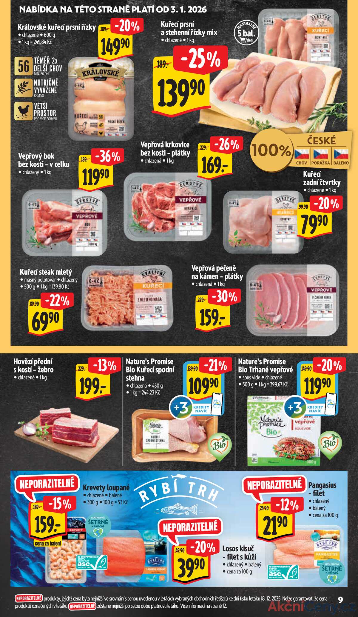 Albert Supermarket od 2.1. do 6.1.2026 strana 9