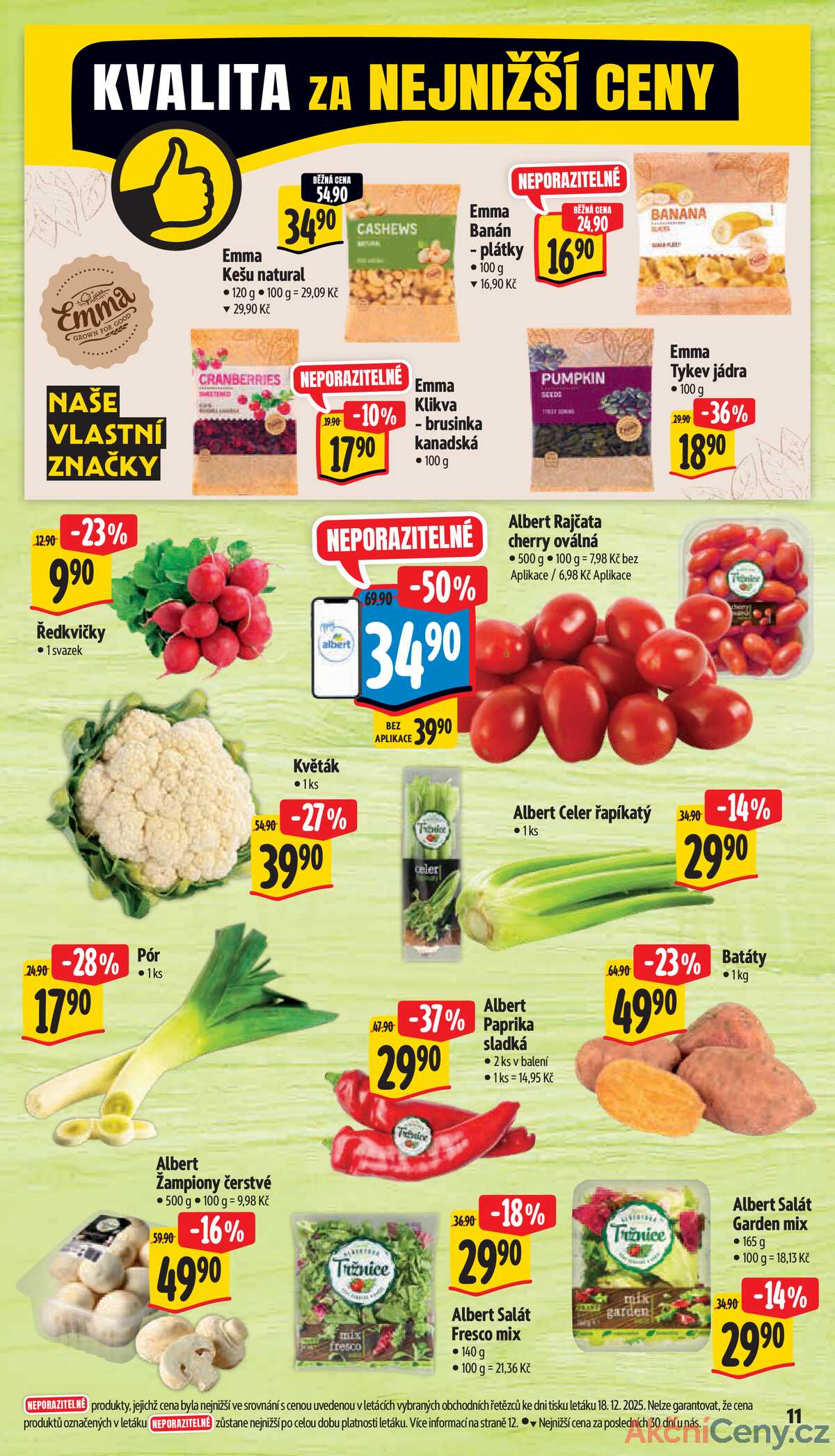 Albert Supermarket od 2.1. do 6.1.2026 strana 11