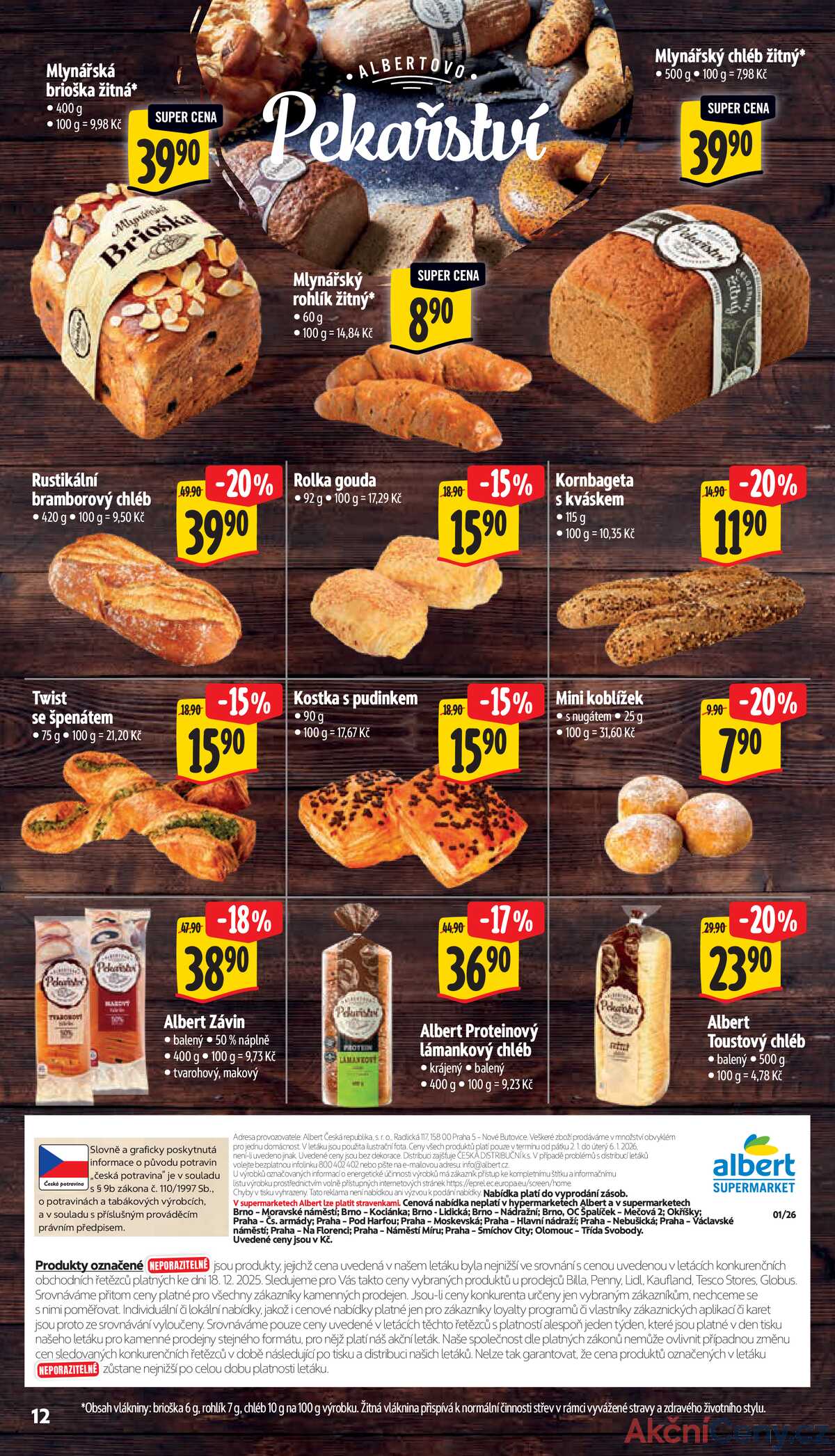 Albert Supermarket od 2.1. do 6.1.2026 strana 14
