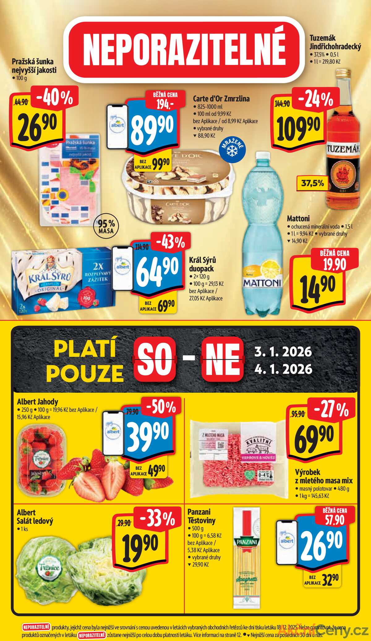 Albert Supermarket od 2.1. do 6.1.2026 strana 28