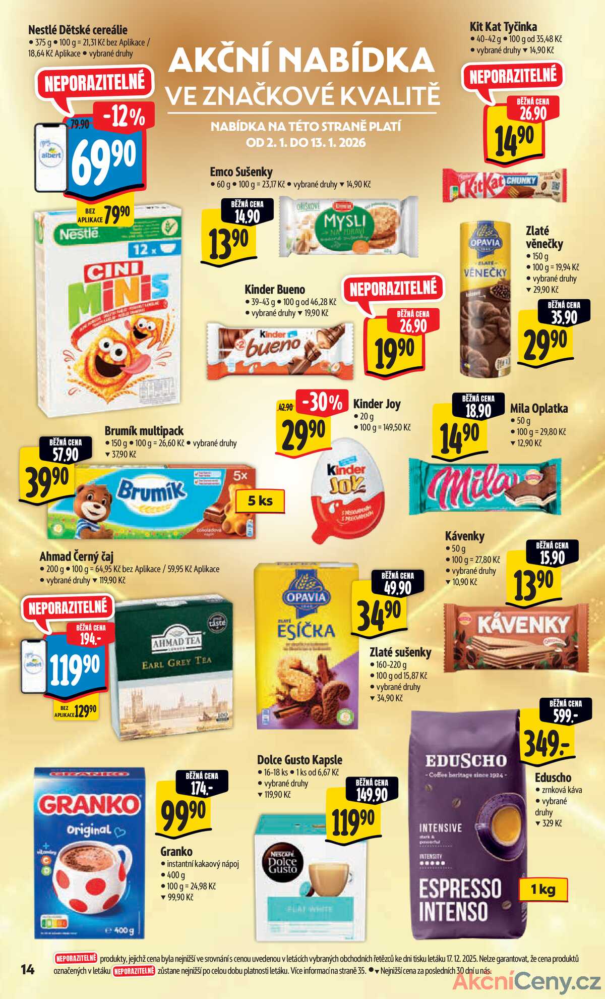 Albert  Hypermarket od 2.1. do 6.1.2026 strana 14