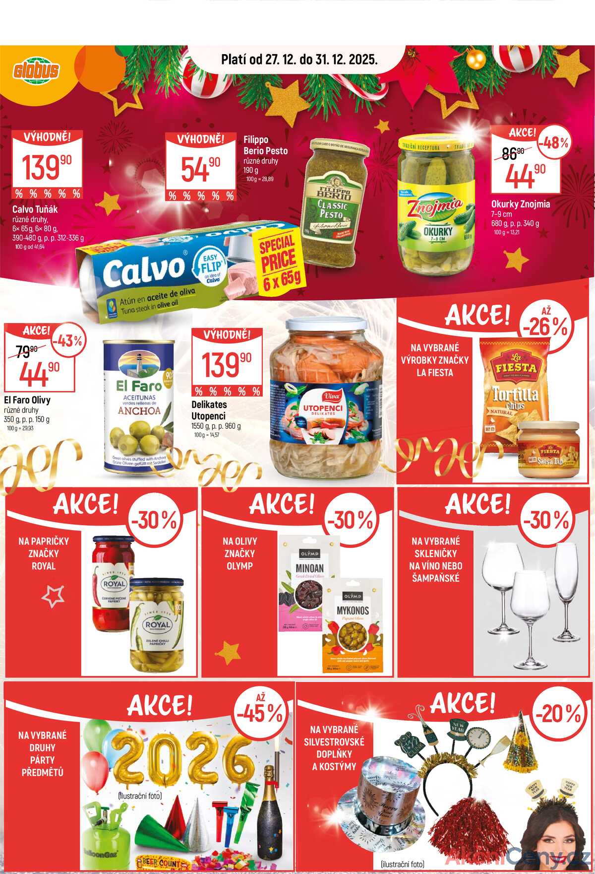 Akční leták Globus 27.12. - 31.12.2025 - Globus Praha - Centrum Černý Most strana 15