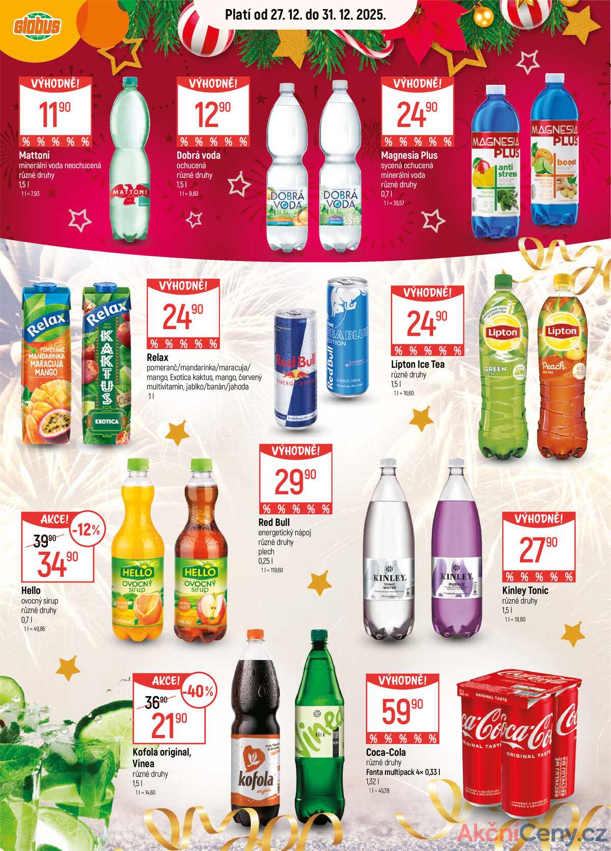 Akční leták Globus 27.12. - 31.12.2025 - Globus Praha - Čakovice strana 9