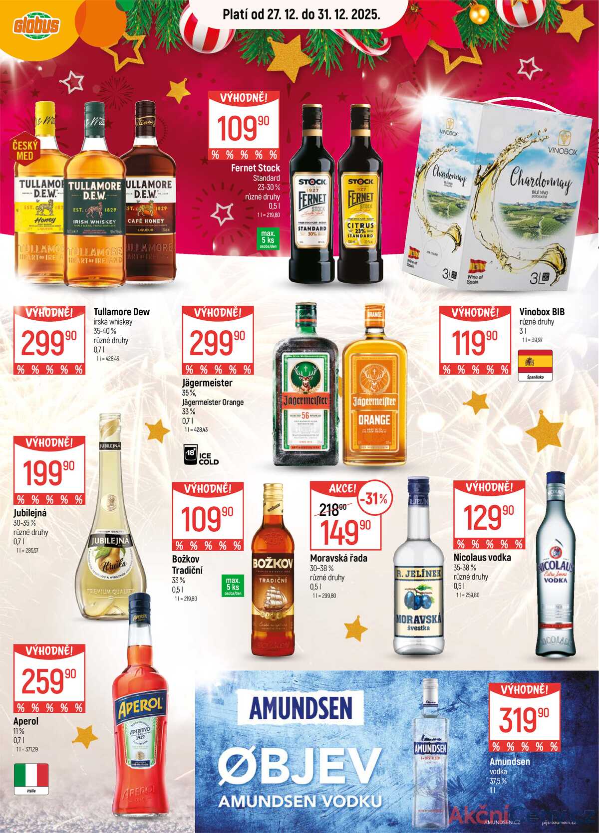 Akční leták Globus 27.12. - 31.12.2025 - Globus České Budějovice strana 12