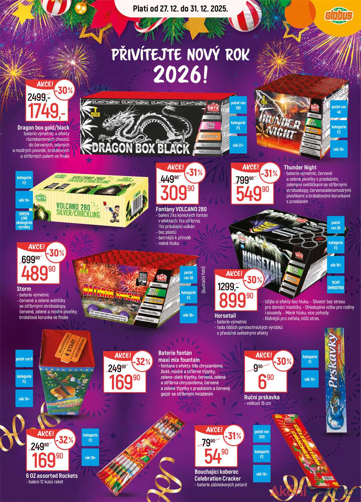 Akční leták Globus 27.12. - 31.12.2025 - Globus České Budějovice strana 16
