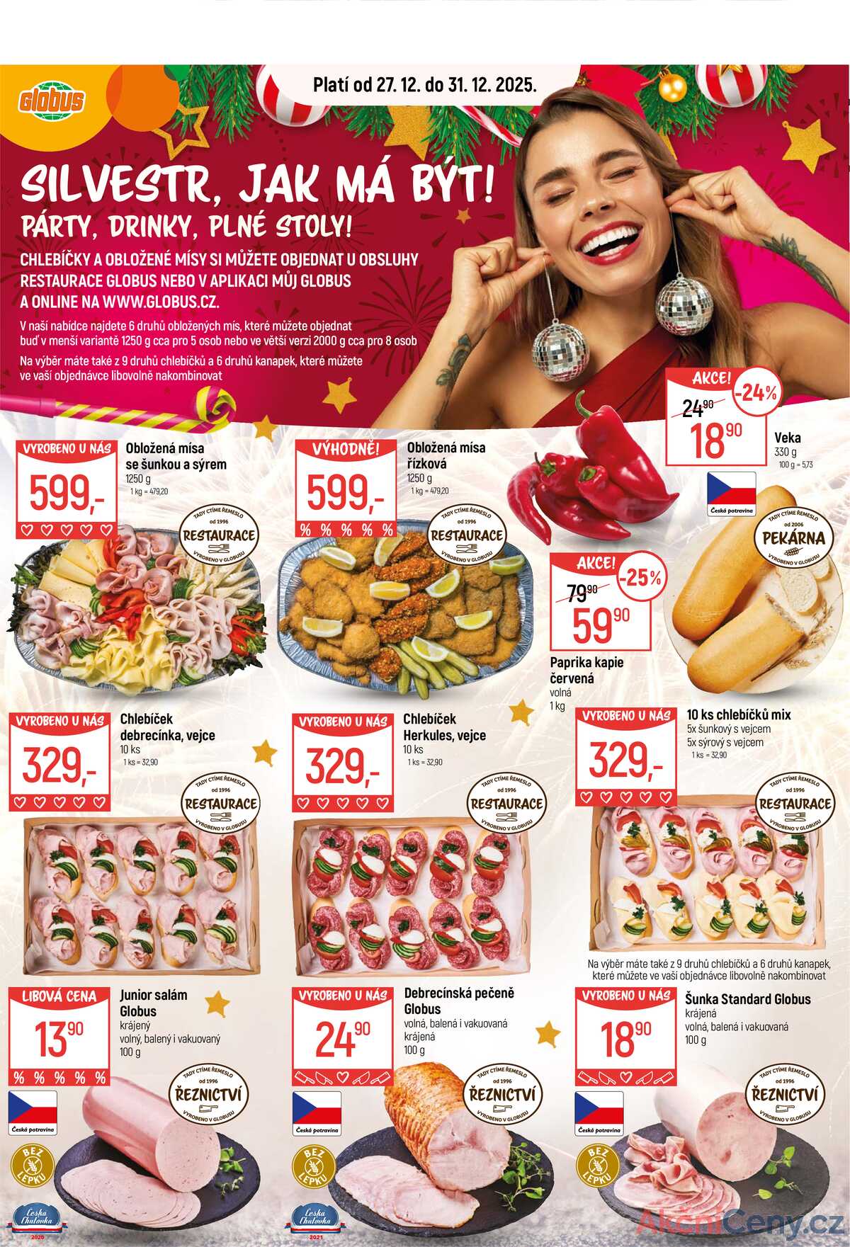 Akční leták Globus 27.12. - 31.12.2025 - Globus Jenišov u Karlových Varů strana 7