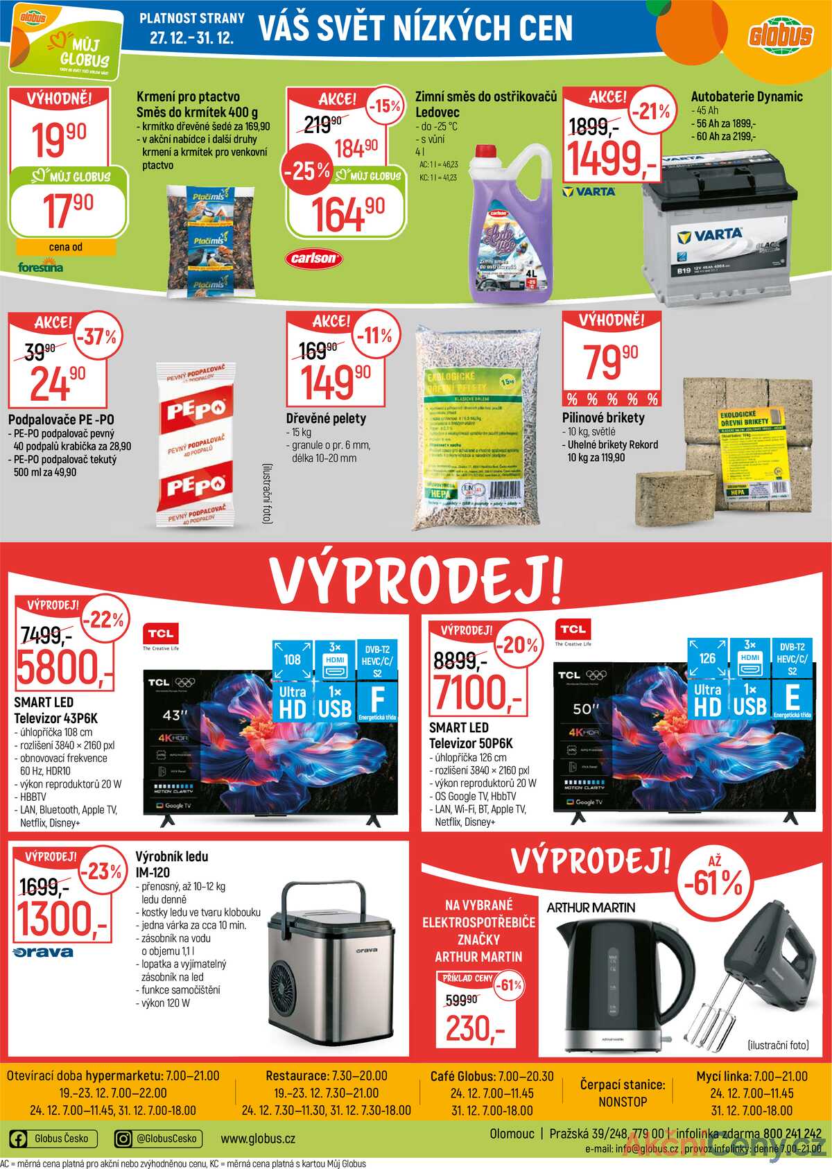 Akční leták Globus 27.12. - 31.12.2025 - Globus Olomouc strana 23