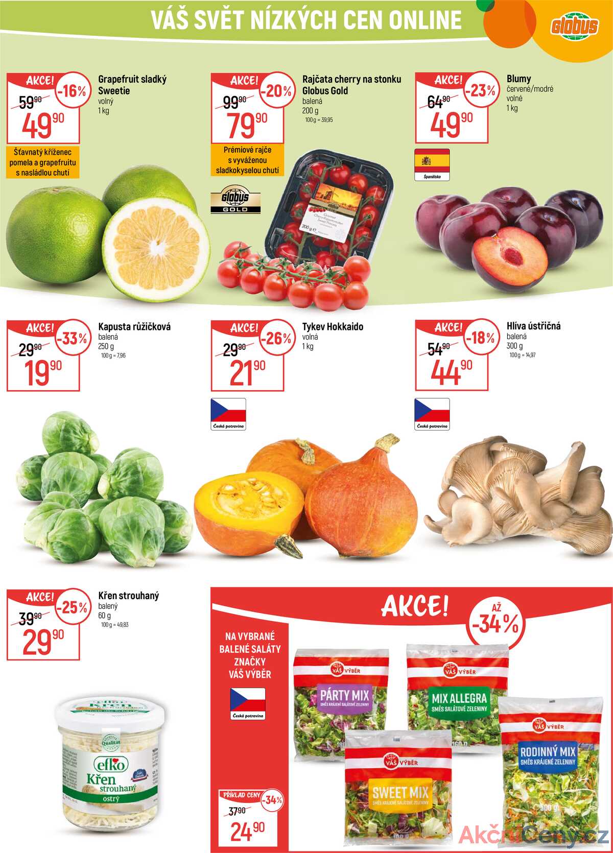 Akční leták Globus 27.12. - 31.12.2025 - Globus Brno Ivanovice strana 1