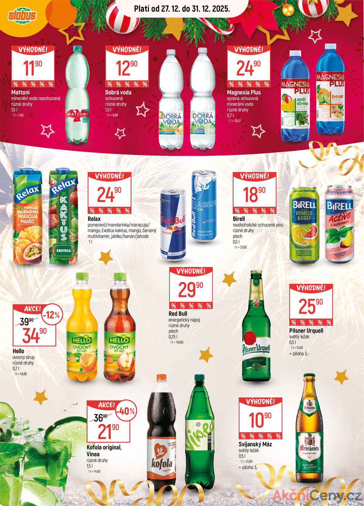 Akční leták Globus 27.12. - 31.12.2025 - Globus Praha - Štěrboholy strana 10