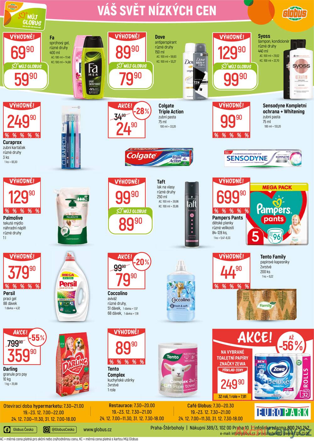 Leták Globus - Akční leták Globus 27.12. - 31.12.2025 - Globus Praha - Štěrboholy - strana 19