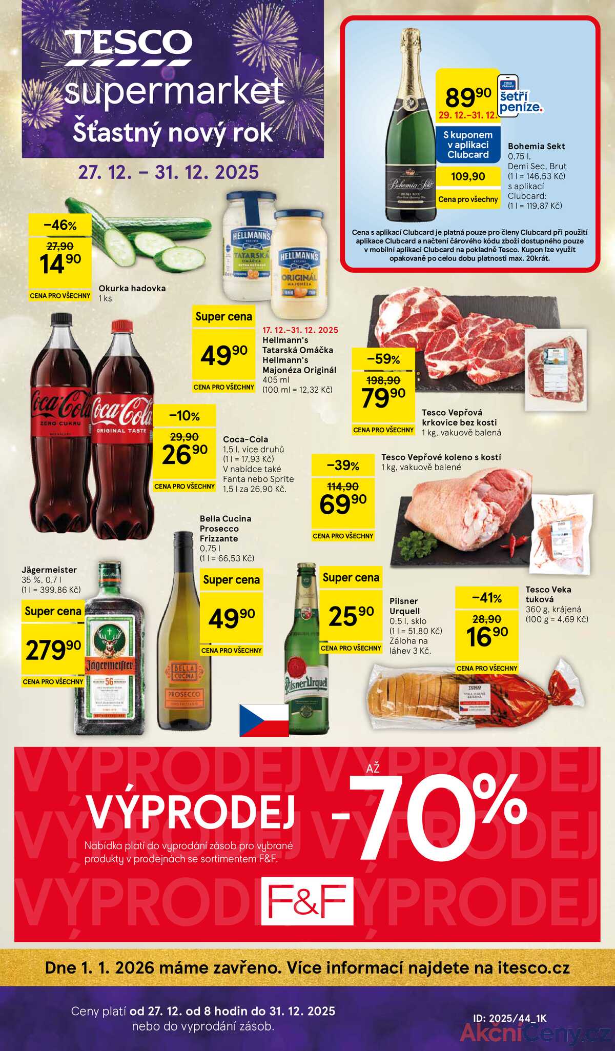 Tesco supermarkety od 27.12. do 31.12.2025 strana 1