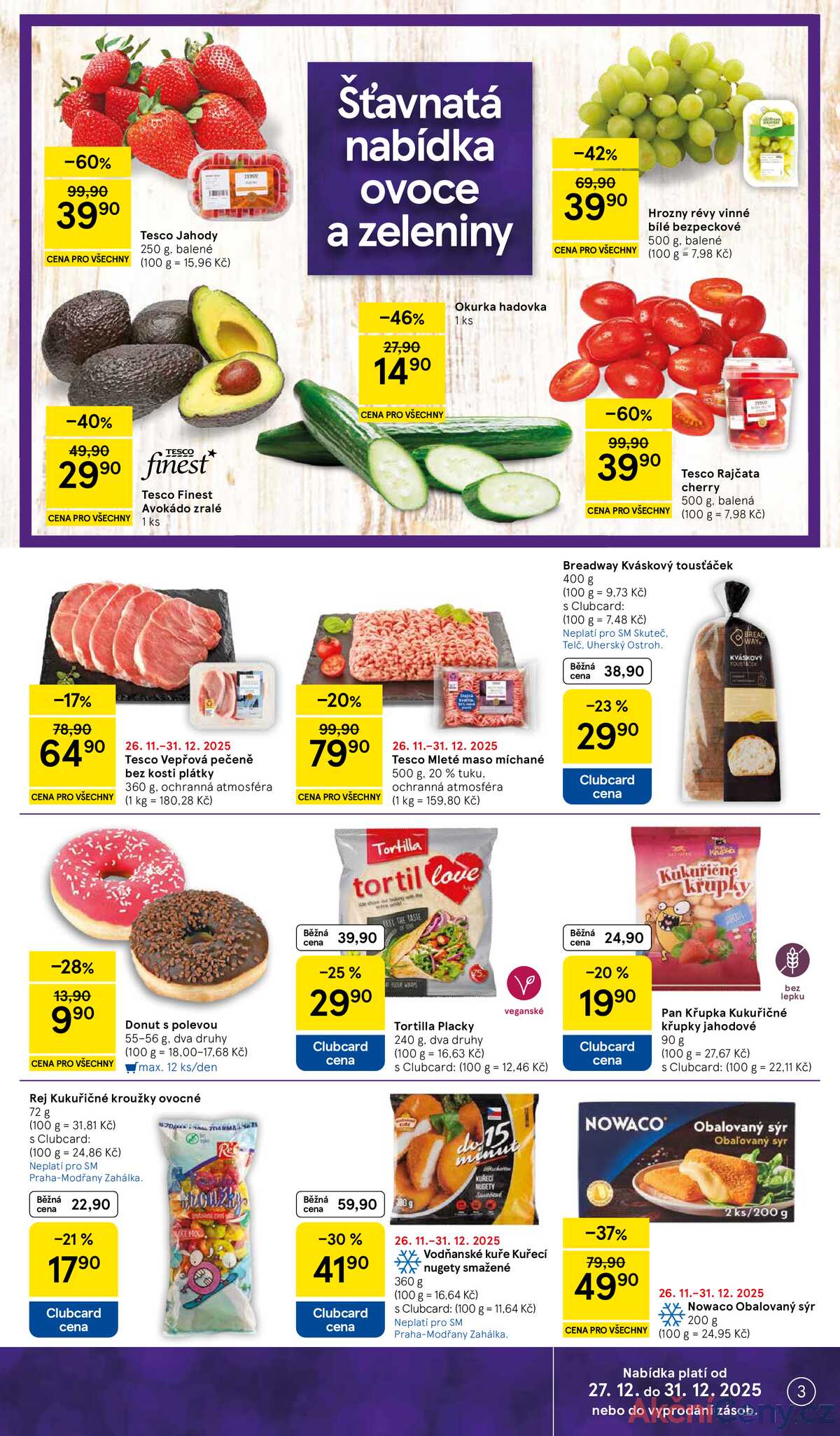 Tesco supermarkety od 27.12. do 31.12.2025 strana 3