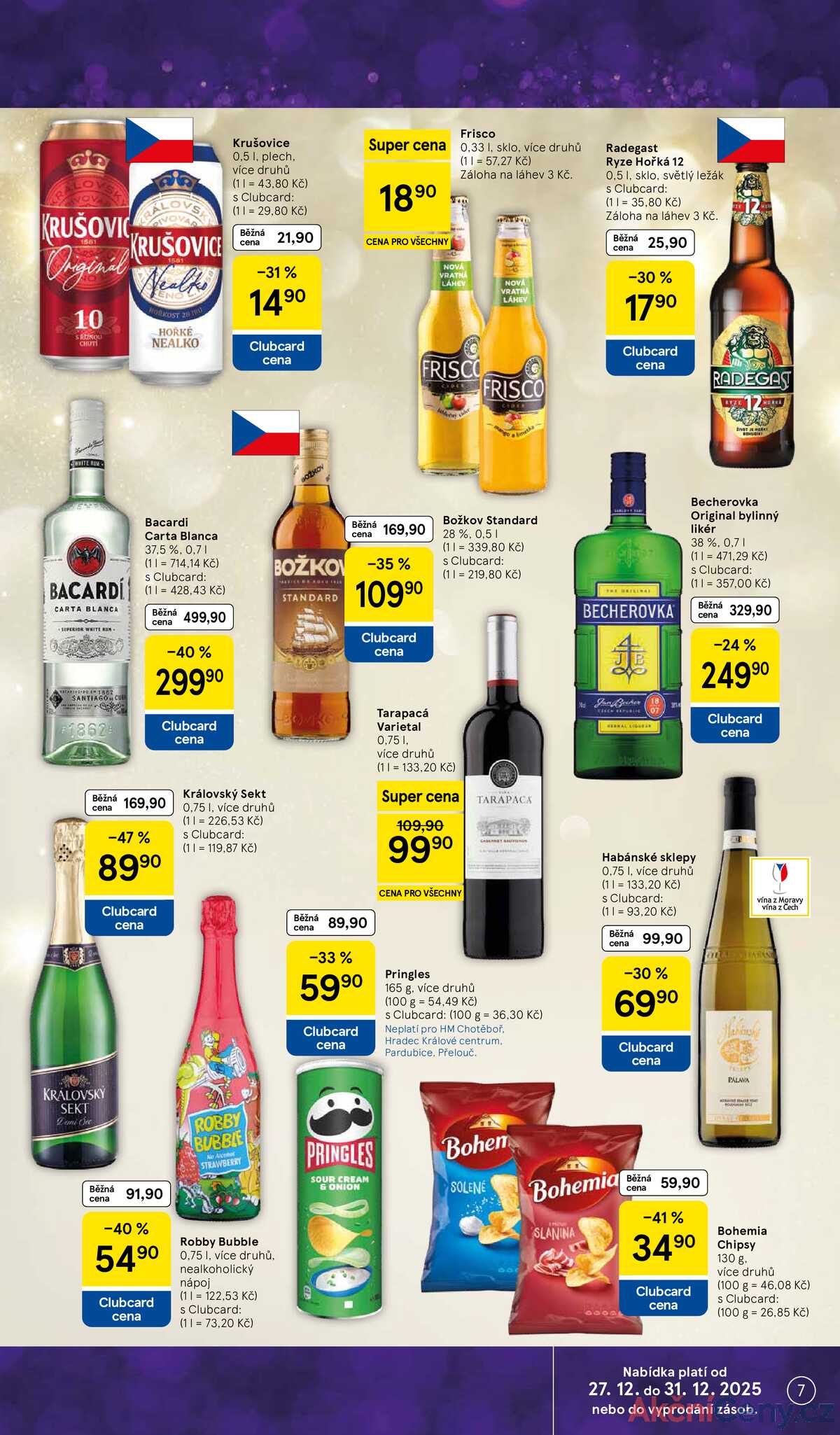 Tesco malé hypermarkety od 27.12. do 31.12.2025 strana 7