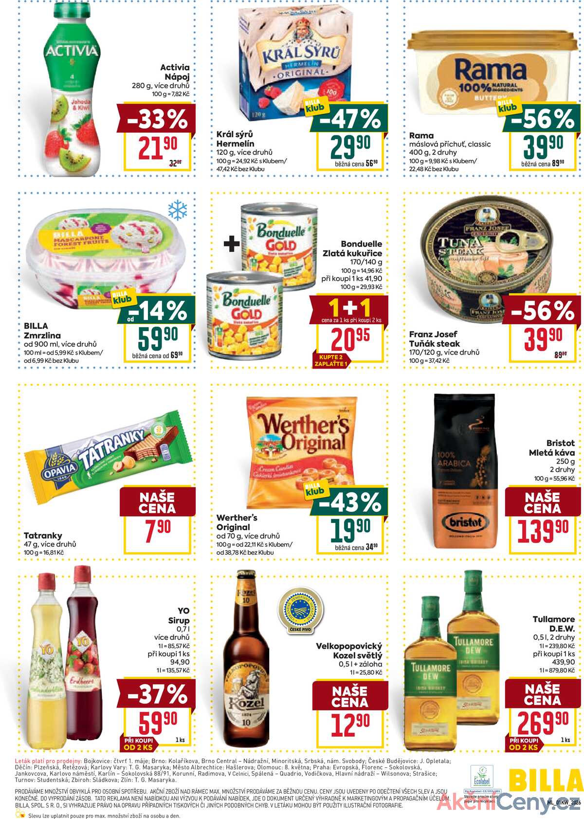 Billa malý leták od 2.1. do 6.1.2026 strana 3
