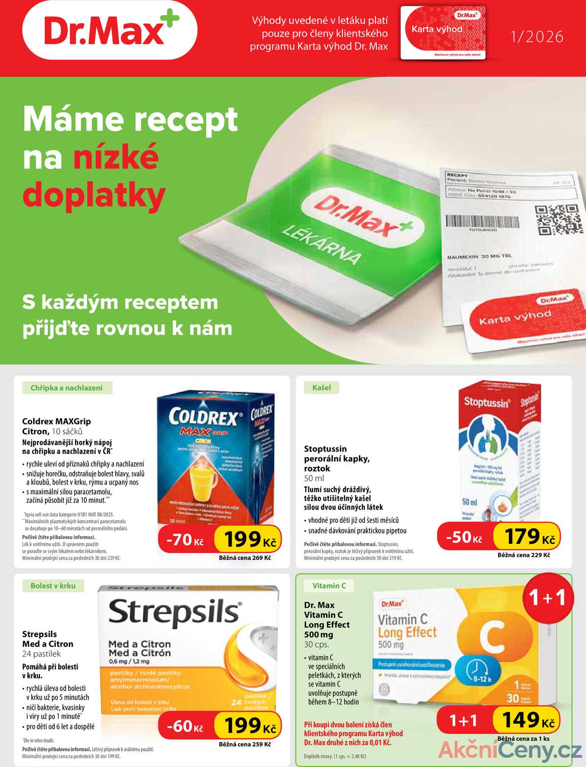 Dr.Max od 1.1. do 31.1.2026 strana 1