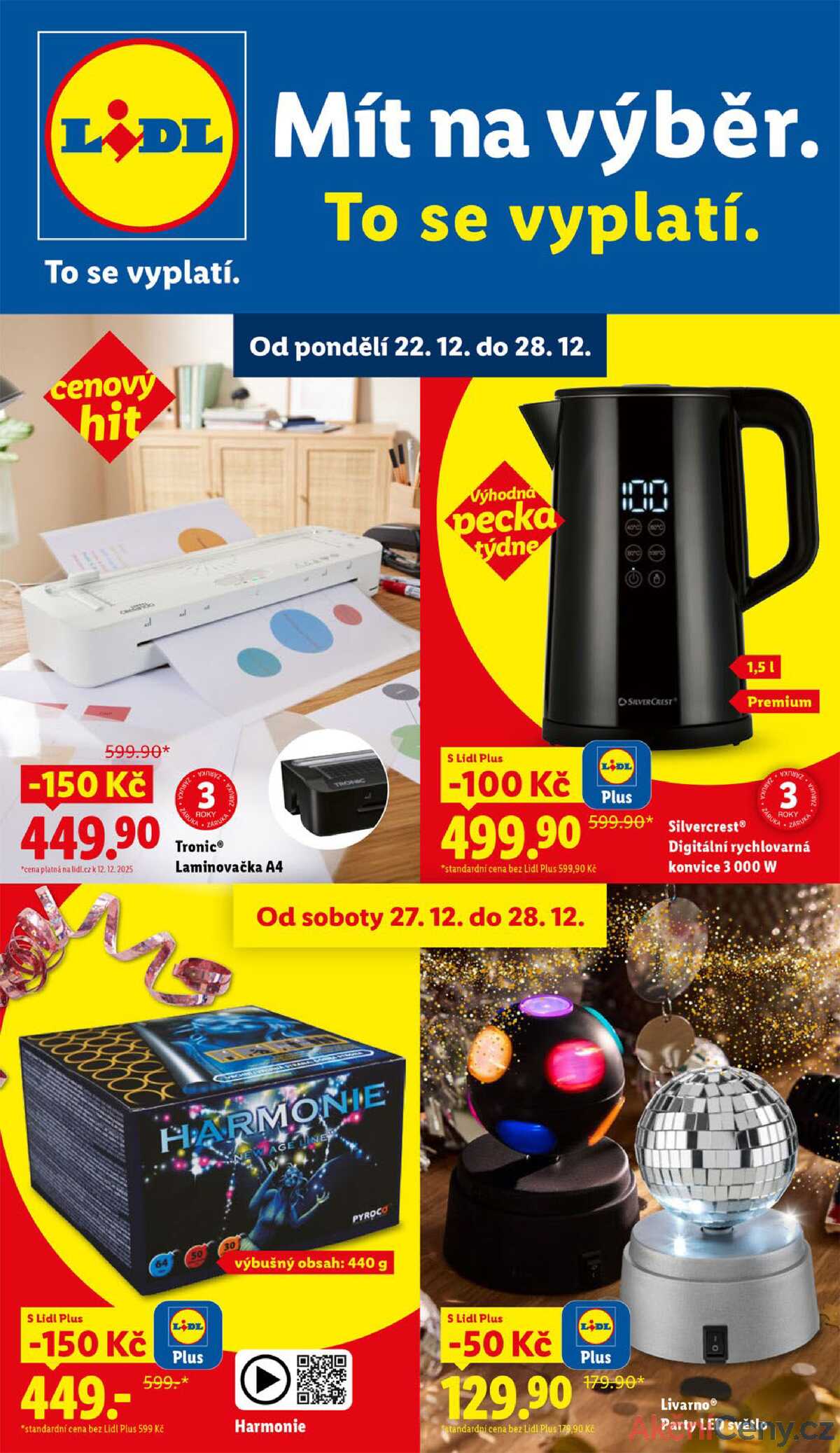 Lidl Spotřební zboží 22.12. - 28.12. strana 1